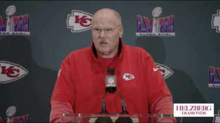 Andy Reid responds to question about Taylor Swift